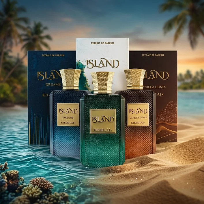 Luxury Island Perfume, Vanilla Dunes, Oceanic Breeze & Dream Scents, Extrait De Parfum Spray For Men Women