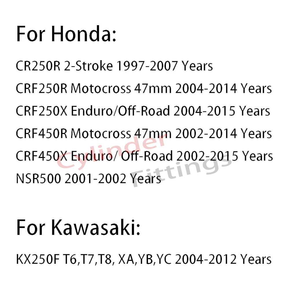 47x58x11 مللي متر الجبهة شوكة النفط الختم وغطاء غبار لهوندا CR250R 2-السكتة الدماغية CRF 250R CRF450R موتوكروس CRF250X CRF450X إندورو على الطرق الوعرة #3