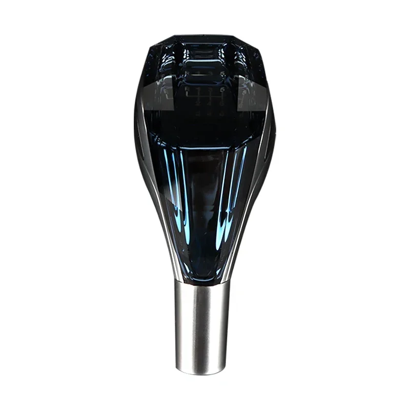 Auto Parts Manual Backlight Crystal Light Emitting Diode Car Shift Lever Shifter Shift Knob