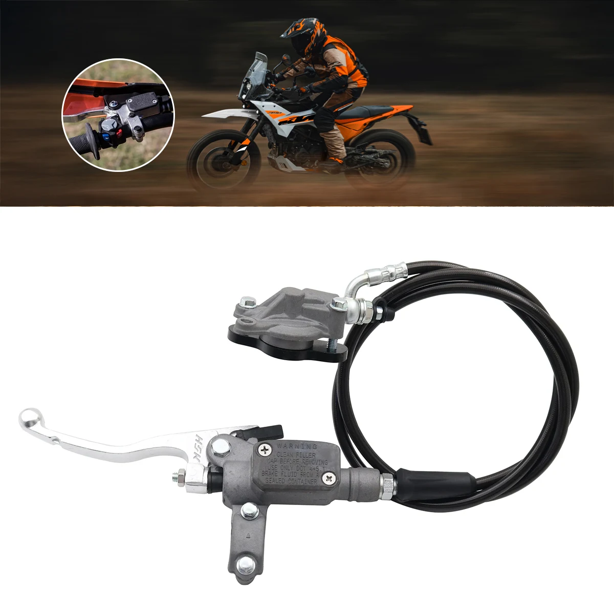 

For KTM EXC EXC-F SX SX-F XC XC-W XCF-W XC-F TPI Motorcycle Hydraulic Master Cylinder Clutch Lever Assembly Oil Hose Pipe