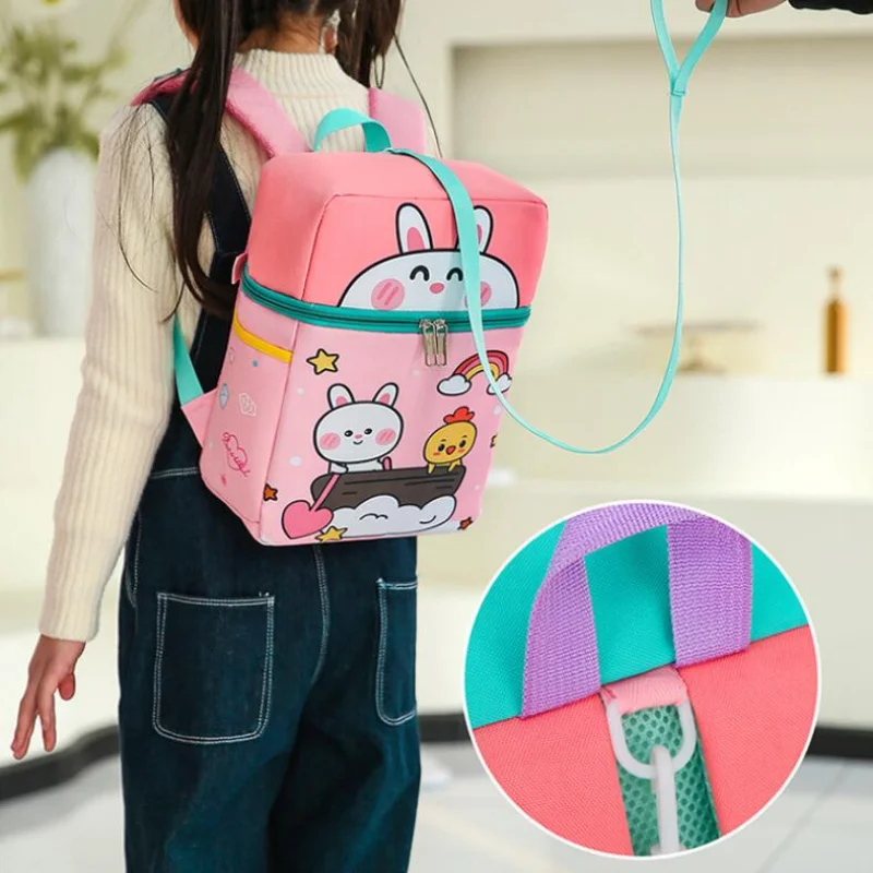 Kuromi-Mochila impermeável de grande capacidade para jardim de infância, bolsa de anime, presente para meninas, estudante, grande capacidade