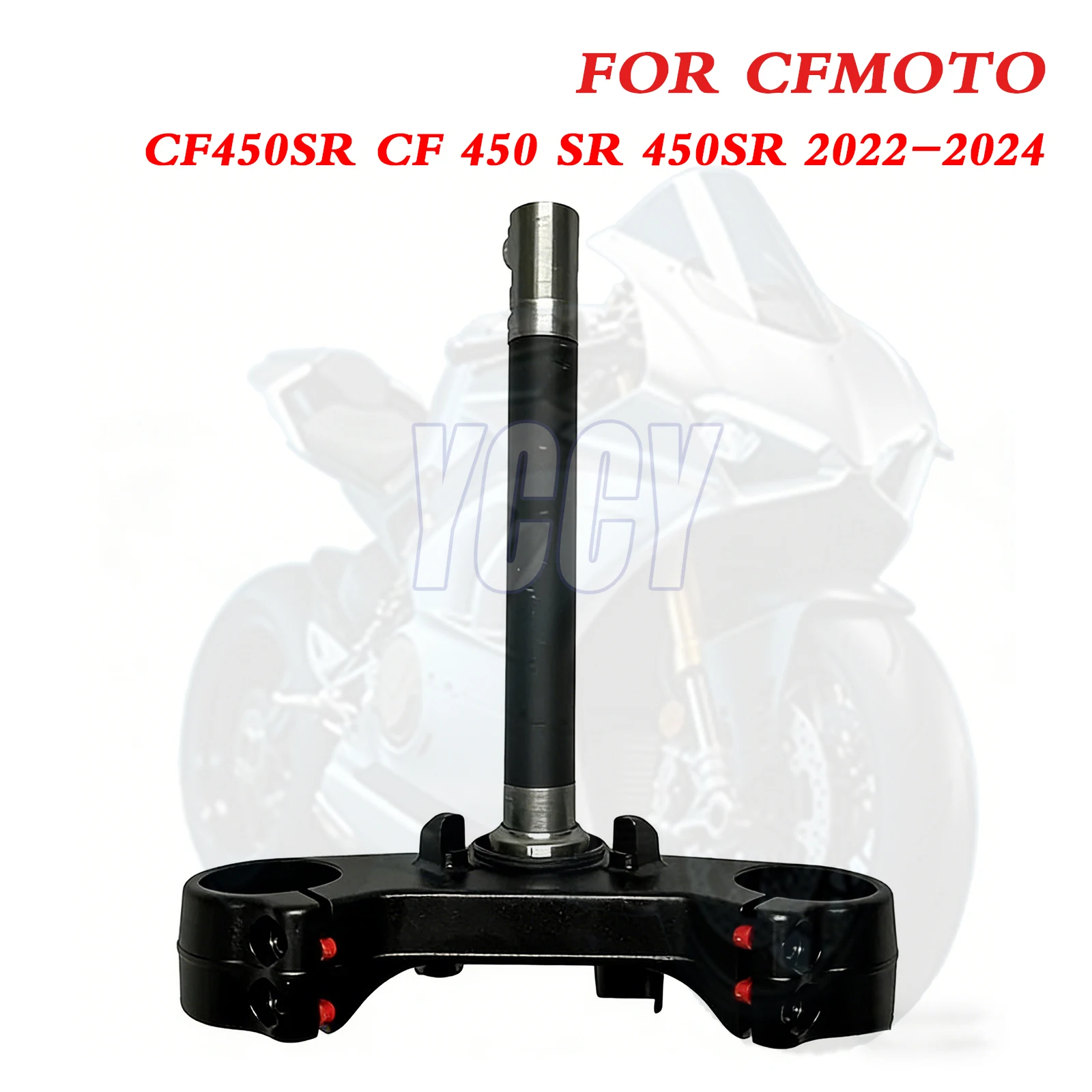 Impeccable Motorcycle Lower Triple Tree Clamp Directional Column Steering Stem Fit For CFMOTO CF450SR CF 450 SR 450SR 2022-2024