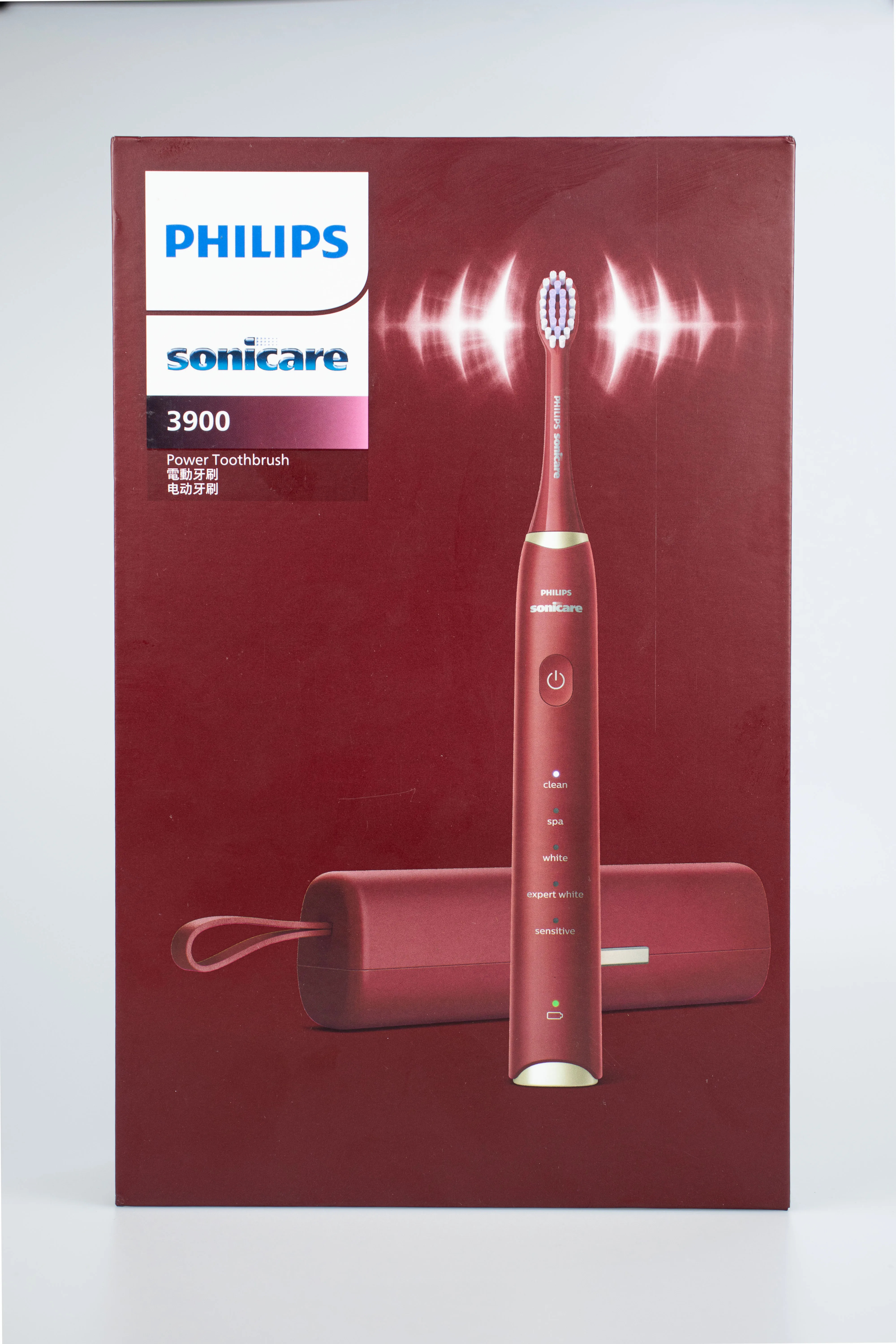 Philips-Brosse à Dents Macicare HX2491/02, Brosse Électrique Sonique pour Tête de Rechange Rouge pour Adulte