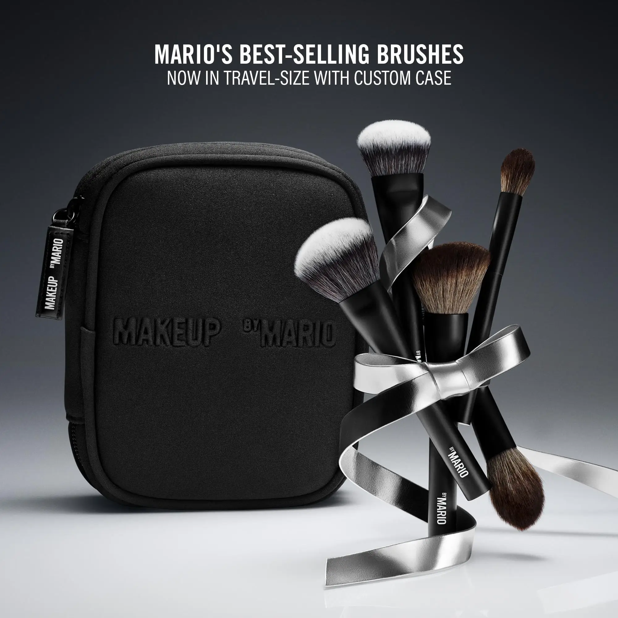 5pcs Travel F4 Makeup Brush by Mari Set with Storage Bag Soft Bristles Foundation Blush Contour Powder Brushes Portable Cosmetic