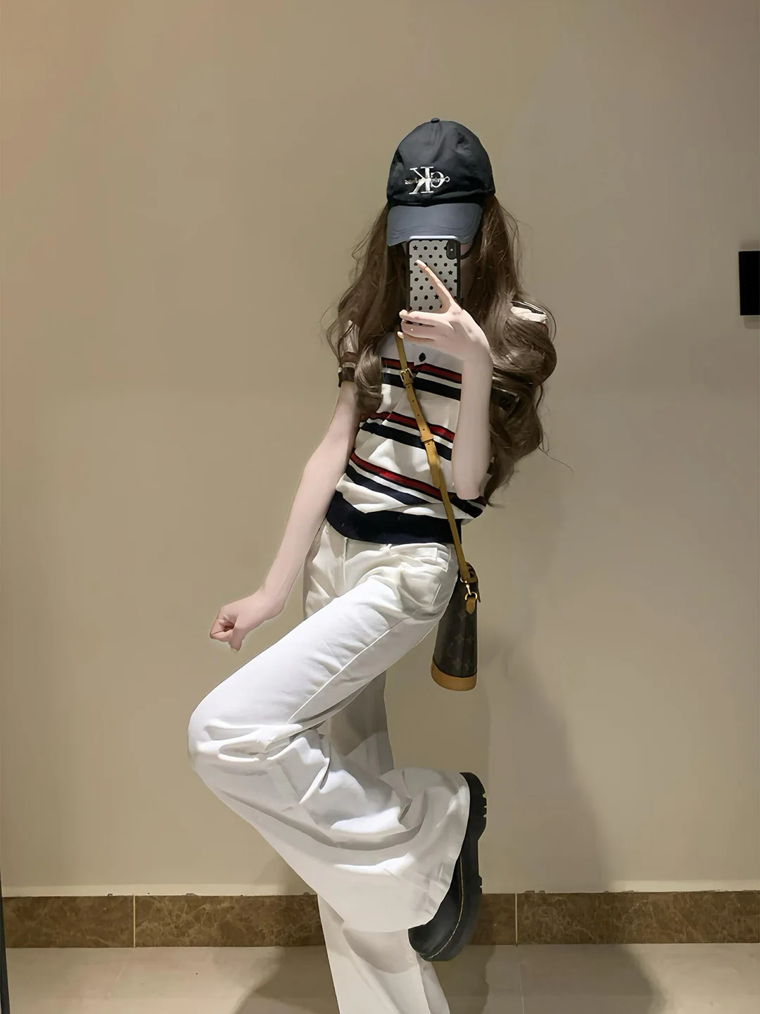 

Miu System Retro Preppy Style Neck Striped Short Sleeve Knitwear Women Summer Loose Slim Fit Top Casual Fashion Ladies' ...