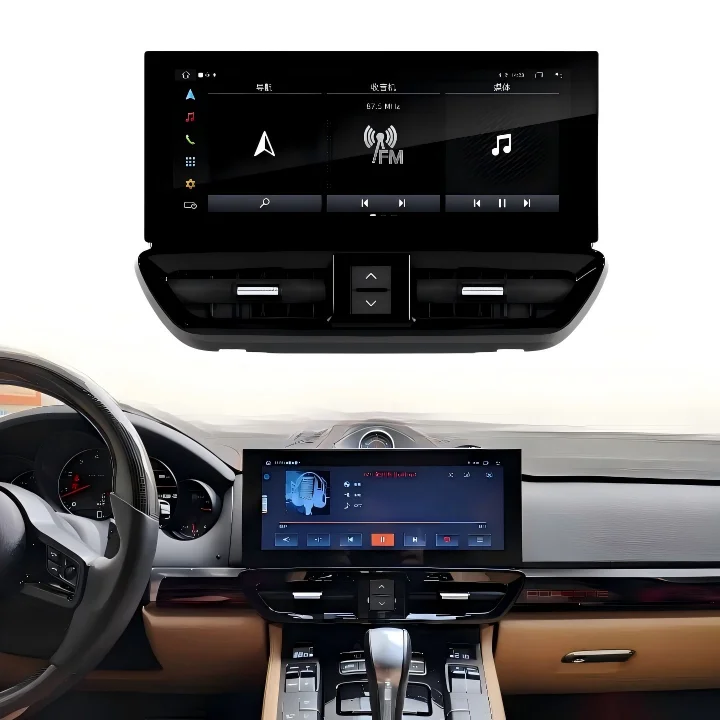 12.3 Inch Android 13 Car GPS Navigation Multimedia Player Carplay DSP USB Connection for Porsche for Cayenne 92A 2010-2016