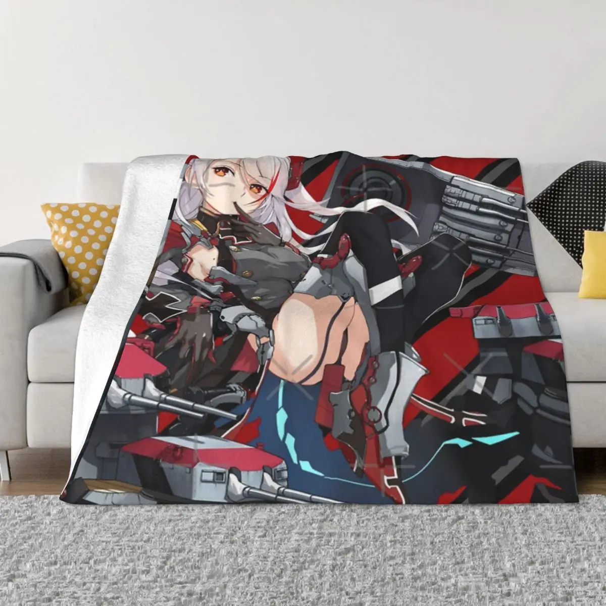 AZUR LANE PRINZ EUGEN Blanket Bedspread On The Bed Picnic Blanket Sofa Bed Uni For Bed Baby Blanket