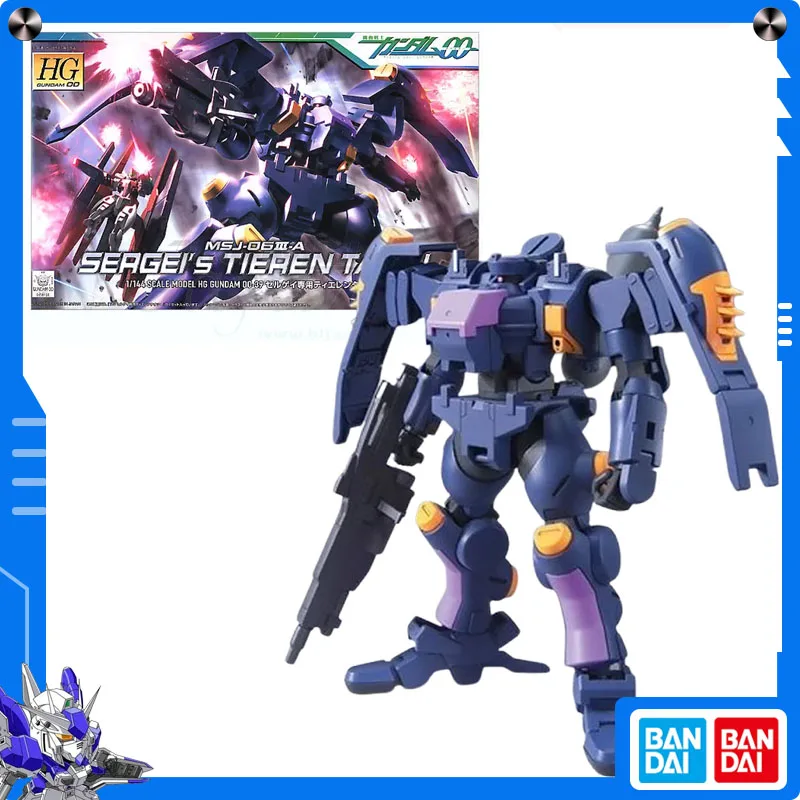 

Original Bandai Gundam 00 (Double O) 1/144 HG Sergei's Tieren Taozi Anime Figure Assembly Model Collect Ornament Festival Gift