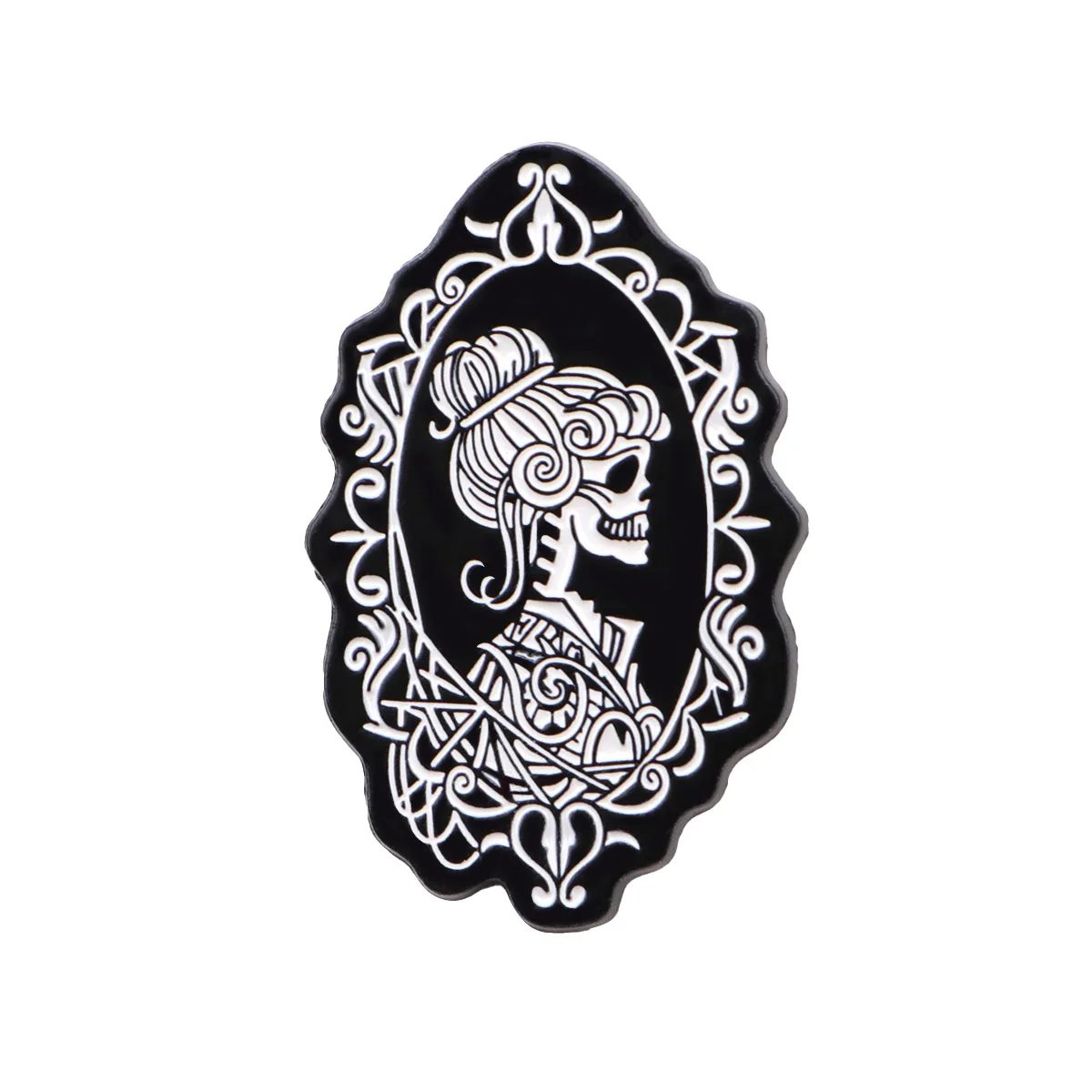 عشاق الهيكل العظمي المينا دبابيس دبابيس امرأة الرجال حقائب الظهر شارة موضة التلبيب مجوهرات أصدقاء هدايا الهالوين