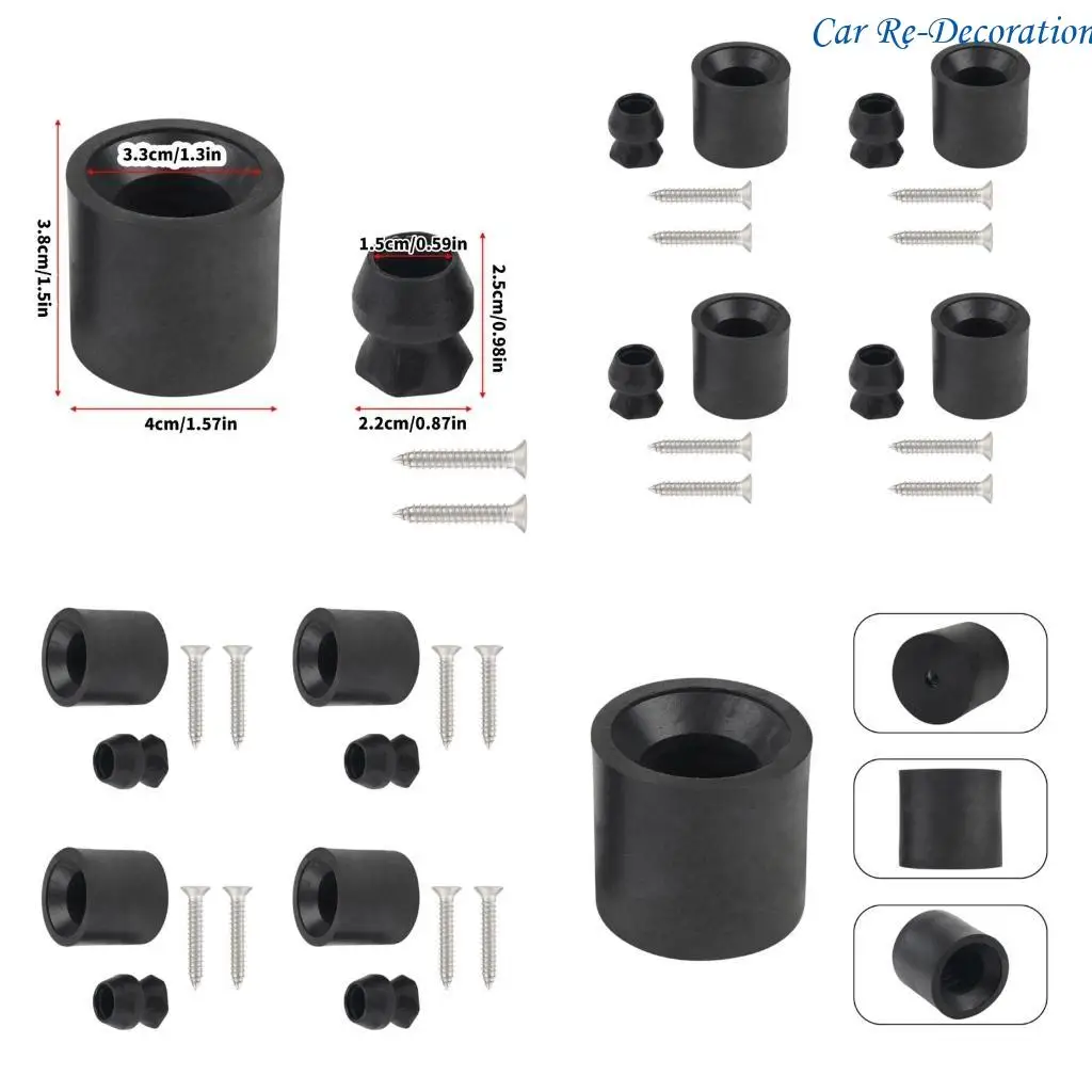 

R58D 4pcs Rubber Doord Doords Fade Prostaint Bumpers для закрытой двери лодки прицепа