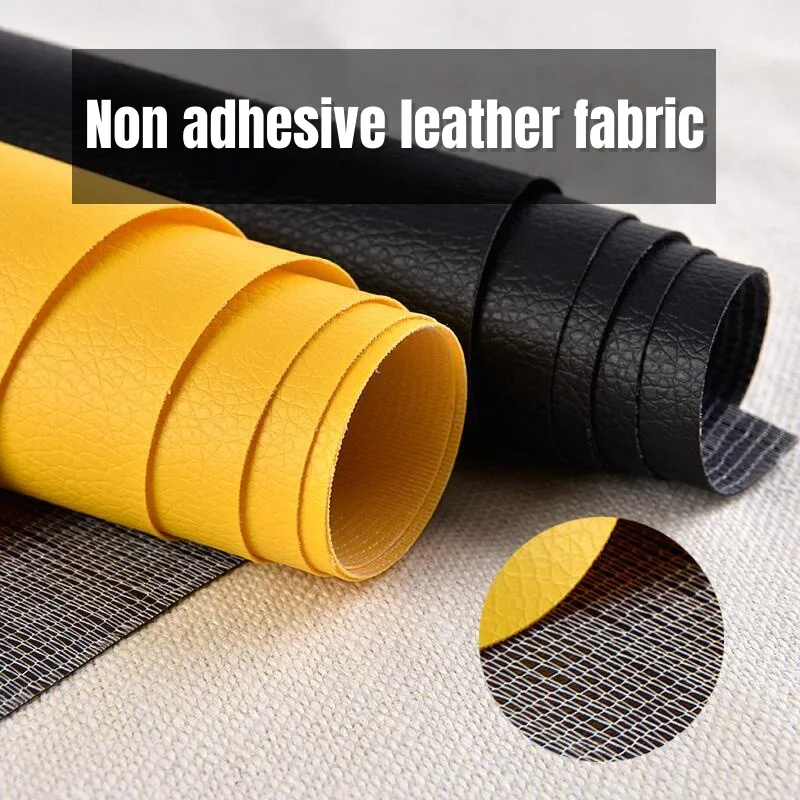 

Non Self-adhesive PU Leather Fabric Thickened Wear-resistant Non-stick Leather Cloth Decoration Refurbished Chair Cabinets Sofas
