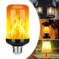 E27 LED Flame Bulb Dynamic Flame Effect Fire Light Creative Corn Lamp Bar Restaurant Decorative Light Halloween Atmosphere Lamp