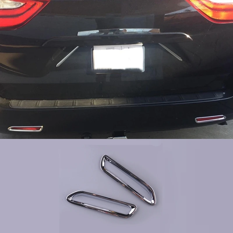 

2Pcs Rear Fog Lamp Frame Rear Bumper Reflector Trim For Toyota Sienna 2015-2019