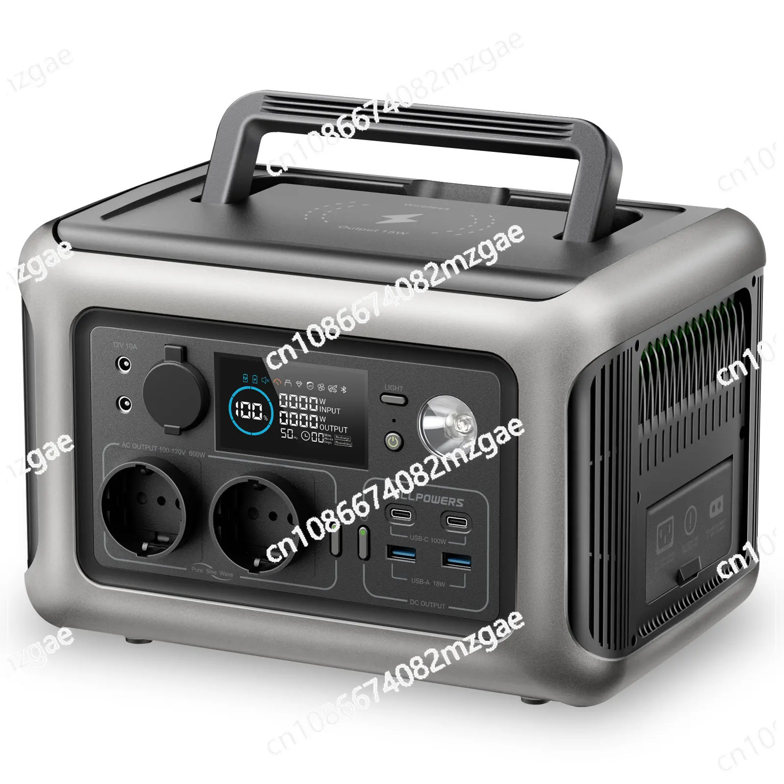 

High-Capacity 600W Portable Bank Car UPS Energy Storage Supply R600 for Mobile Charging and Emergency Backup