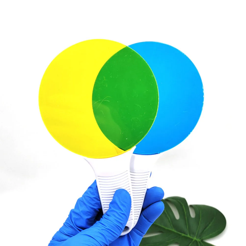 บอร์ดกรองสีของเล่นเพื่อการศึกษาเด็กทารก Montessori Optics ฟิสิกส์การสอนเครื่องมือพลาสติกสีผสม Learning Aid