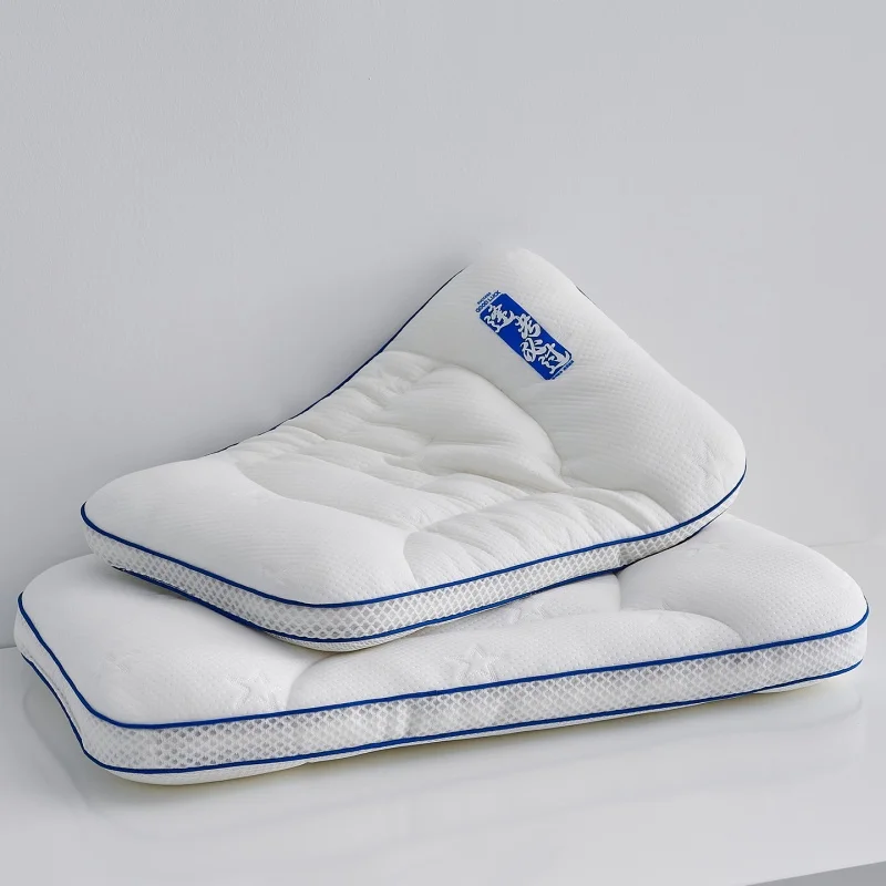 

Студенческая подушка для поддержки шеи шейного позвонка, белая домашняя подушка для сна для детей в общежитии, дышащая сетчатая боковая пушистая подушка