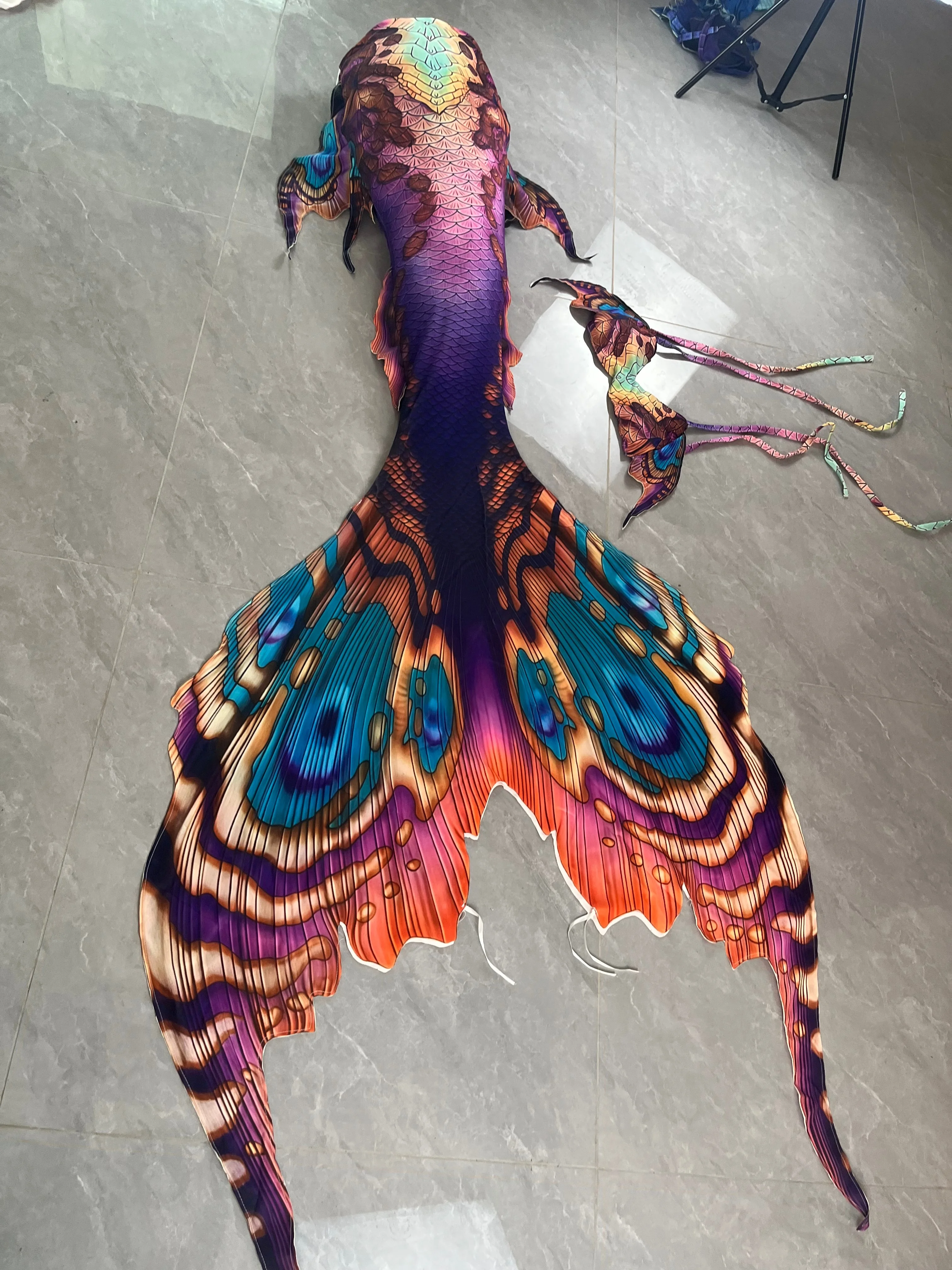 New European And American Style Mermaid Large Fishtail Swimsuit For Beach Vacation, Tourism, And Freediving Photography view 2