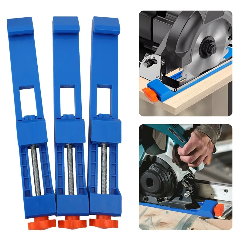 

Adjustable Woodworking Cutting Guide Precision Circular Saw Milling Machine Base Thin Blade Clamp Quick Cuts Woodworking Tools
