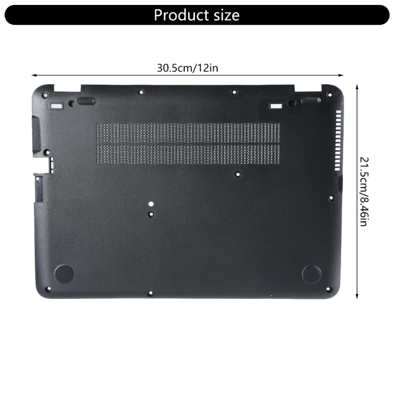 Cubierta base del portátil compatible con 820 cubierta base inferior del portátil, carcasa protectora del