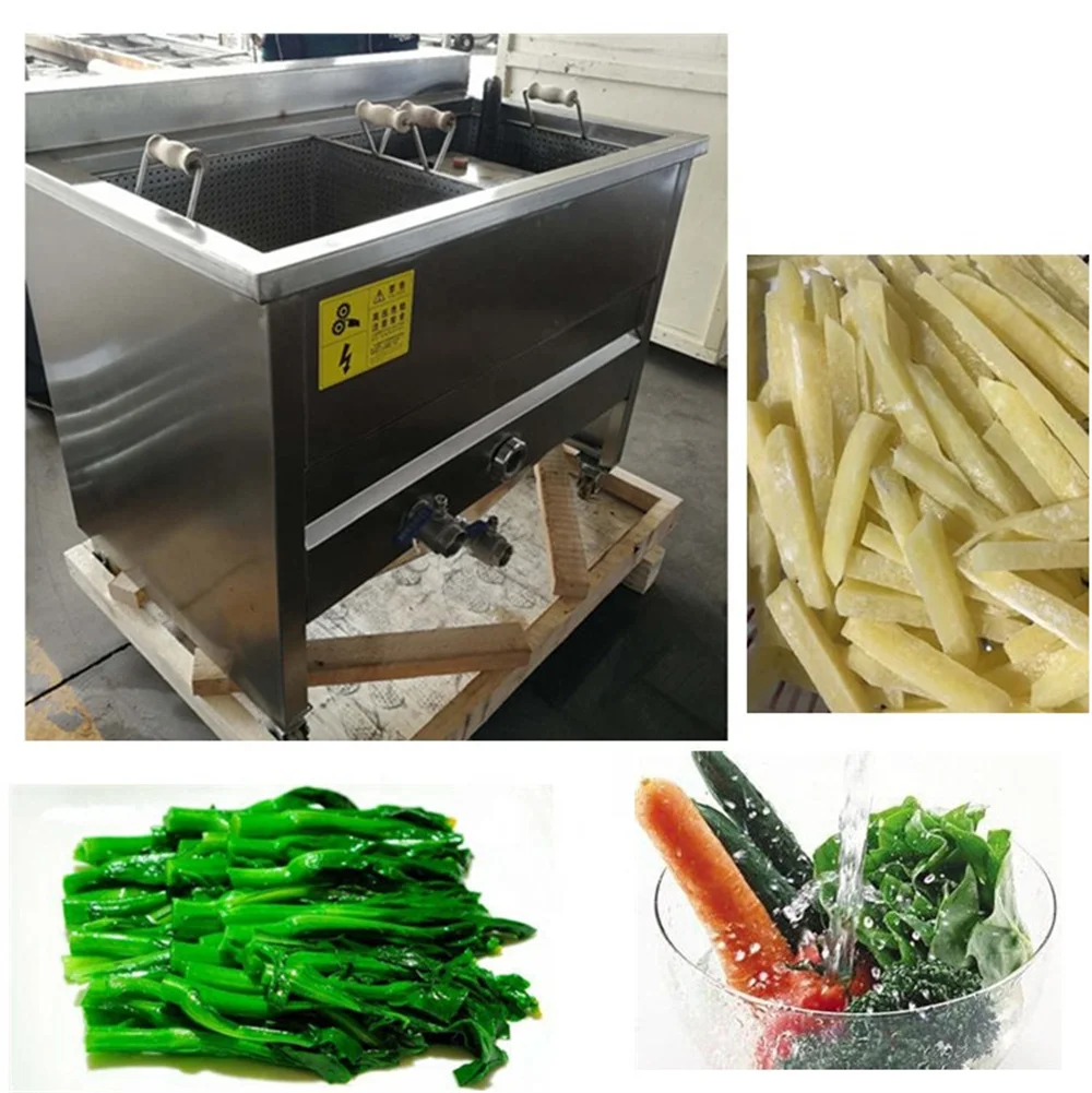 

Commercial Steam Vegetable Fruit Blanching Fresh Food Processing Machine Cabbage Peach Pre-cooking Equipment