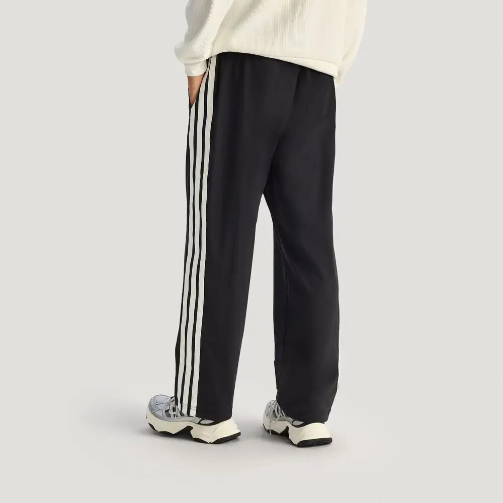 Adidas St 3 St Wv Pnt Casual Pants for Men, Outdoor Water-Repellent, Comfortable, Versatile, Casual Drawstring Design, Woven Sports Black Kr2531