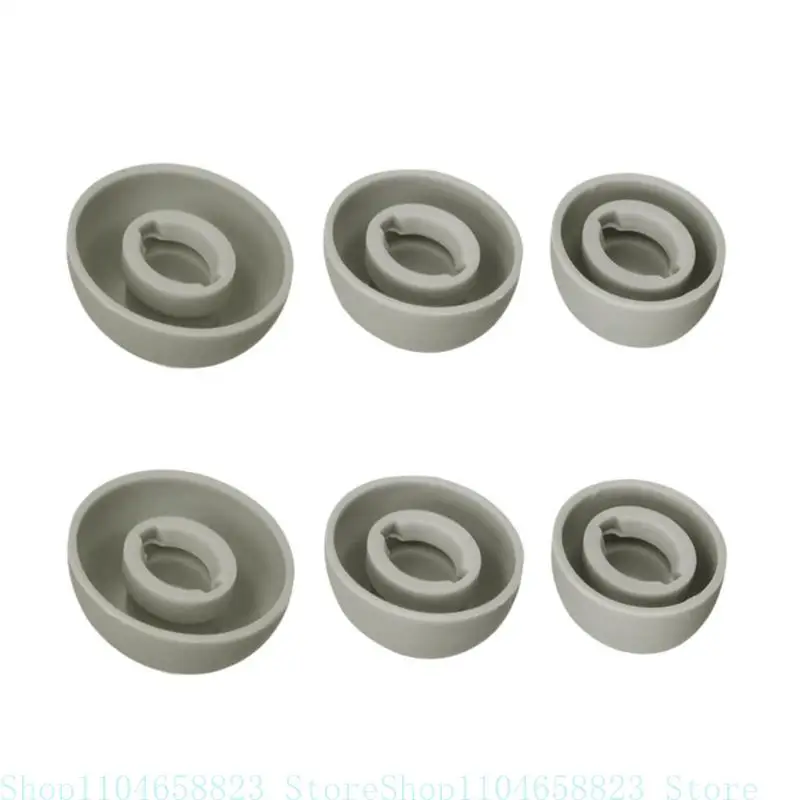 652F 3Pairs Silicone Ear TIPSS BOOVERS For tai nghe Tiếng ồn làm giảm thiết kế cho sự phù hợp thoải mái 6pcs/bộ