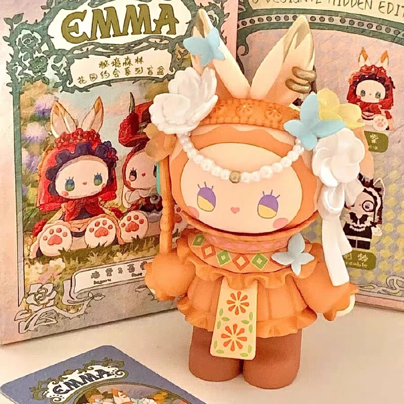 本物のエマ シークレット フォレスト ガーデン デート シリーズ トレンディ ブラインド ボックス アニメ フィギュア かわいい部屋の装飾品人形誕生日フェスティバルギフト
