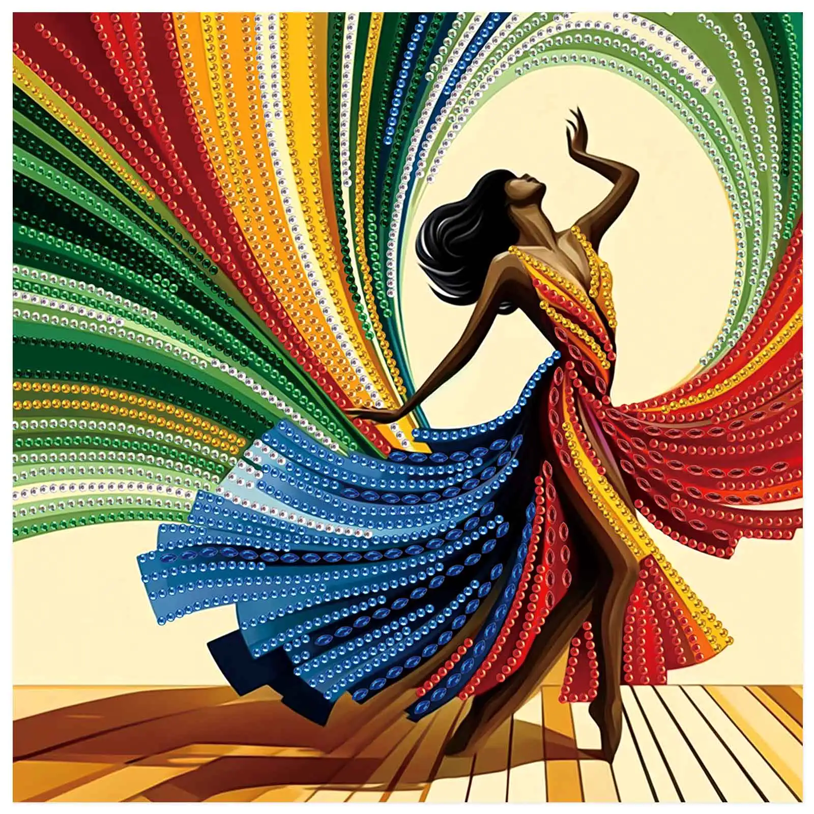 

Наборы алмазной живописи для взрослых, элегантная танцовщица своими руками, набор кристаллов и бриллиантов специальной формы для начинающих, украшение домашней стены, подарок