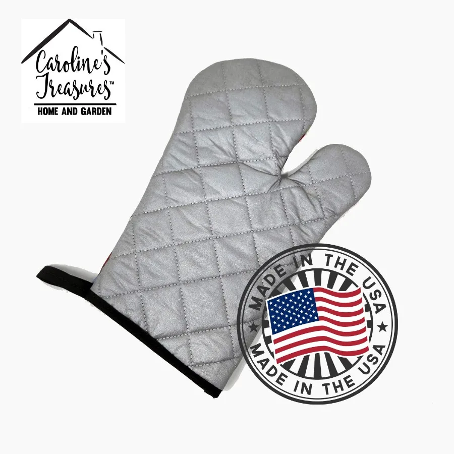 Lots of Siberian  Oven Mitt Heat Resistant Thick Oven Mitt for Hot Pans and Oven Kitchen Mitt Protect Hands Cooking Baking Glov
