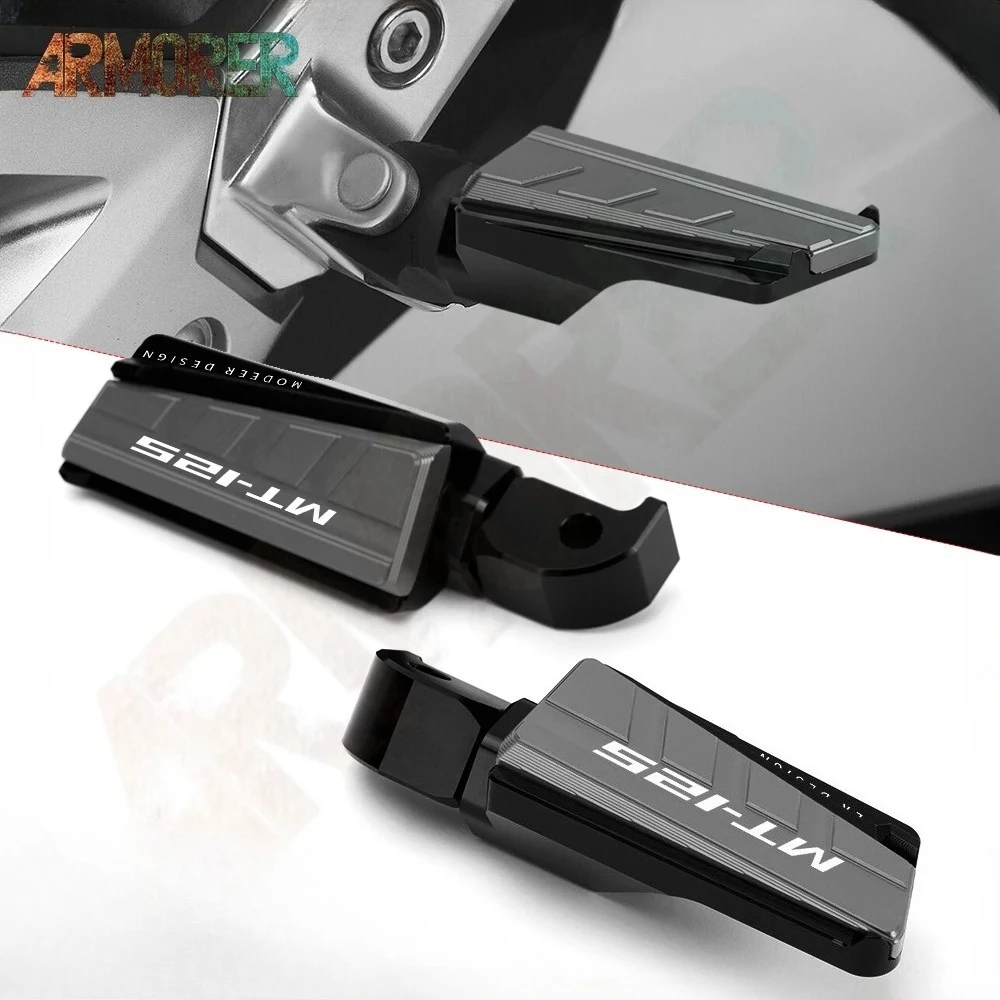 

Аксессуары для мотоцикла MT-125: задние подножки, подставки для ног, педали для MT-125, MT125, MT 125 2008 - 2022, 2018, 2019, 2020