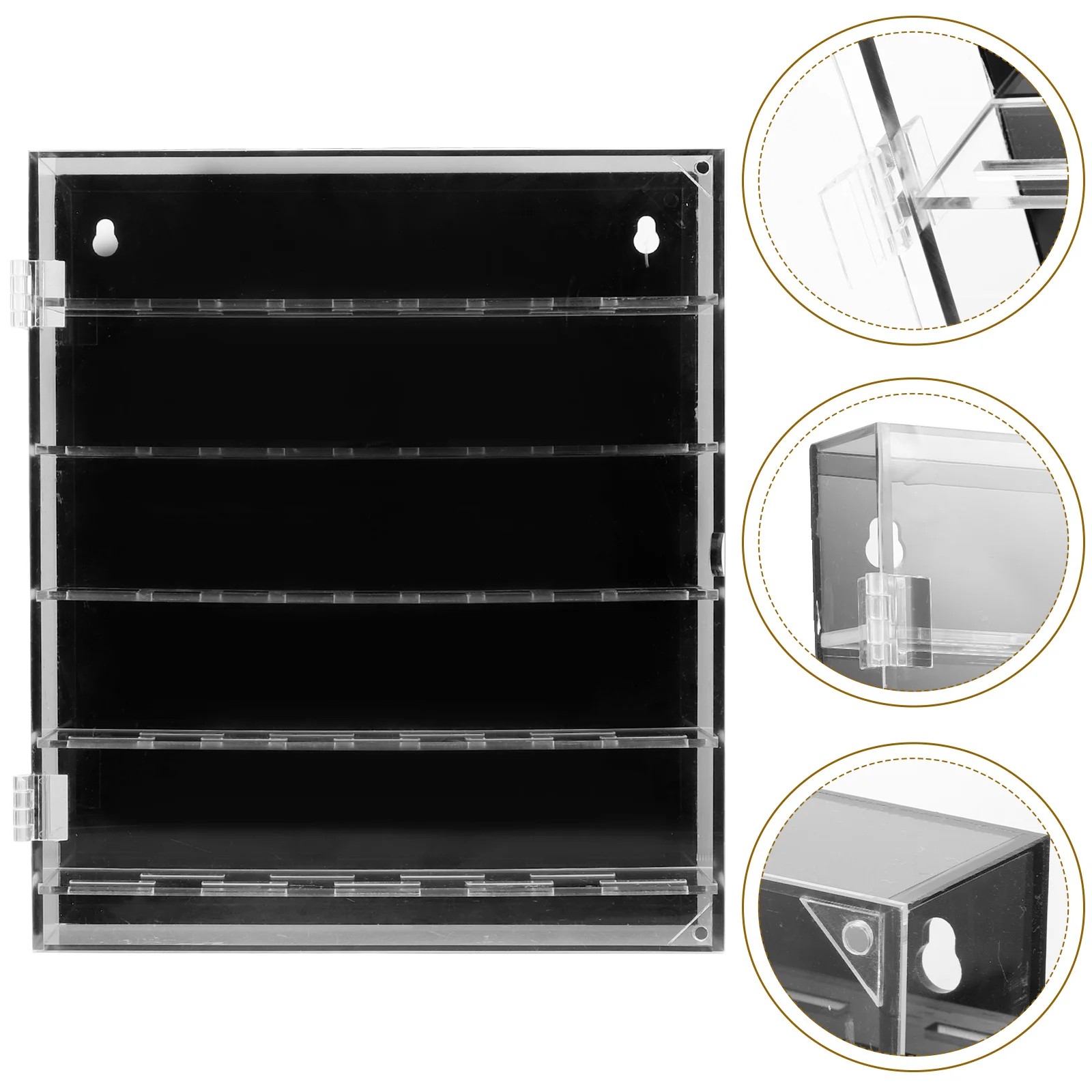 Transparent Box Plastic Holder Capsule Storage Display Case Coin Collection Organizer Small Coin Storage Box