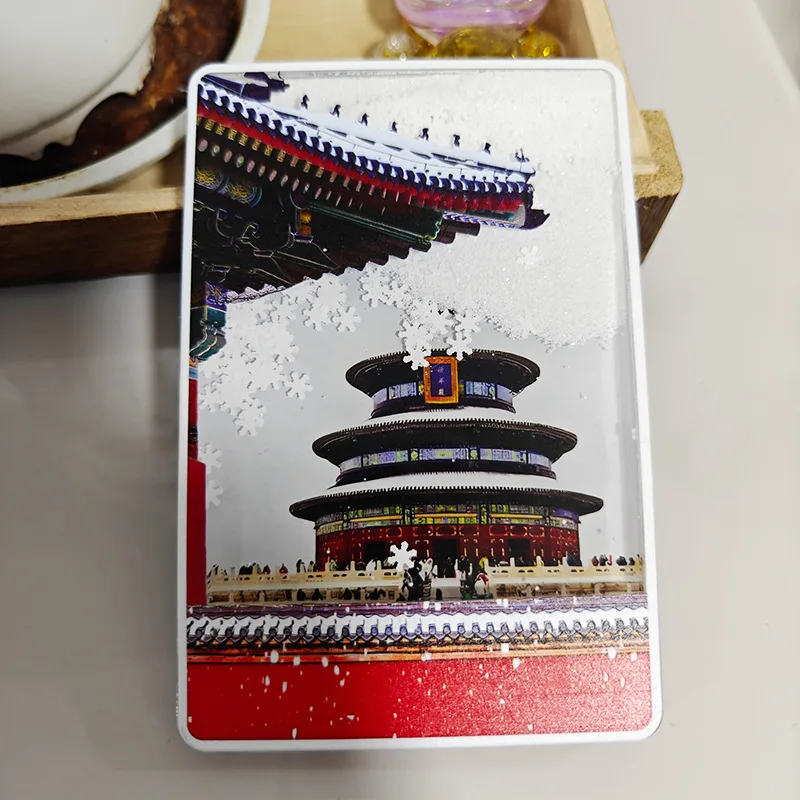Beijing Fridge Stickers China Travel Souvenirs Temple of Heaven The Imperial Palace The Great Wall  Sand Drift Fridge Stickers