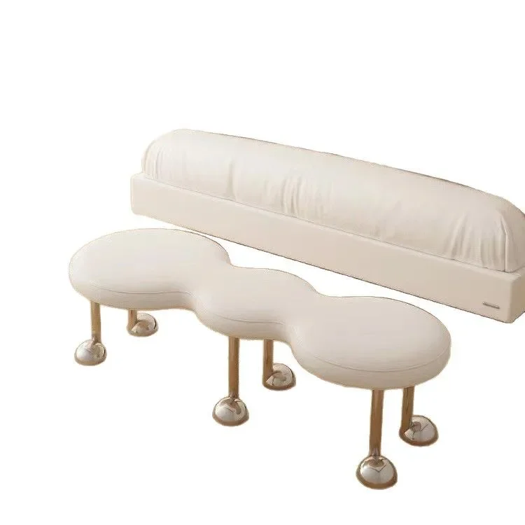 

Light luxury ant stool entry shoe change bedside stool simple bed bed long bedroom creative bedside stool
