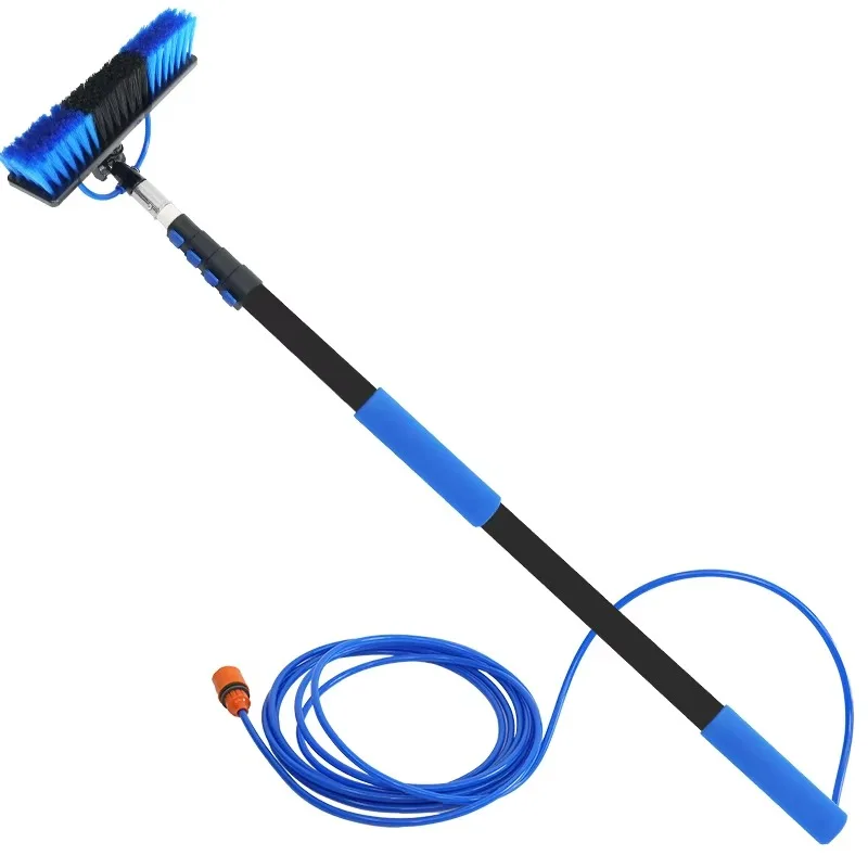 

16FT Telescopic Water Fed Brush Tool for Solar Panel PV Module Glass Cleaning
