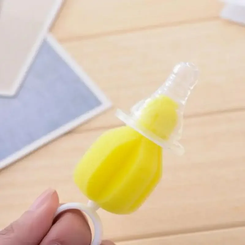 Sponge Nipple Brush 1Pc Baby Milk Bottle Washing ToolBottle Nipple Cleaner Nipple Scrubber Nipples Brush For Cup