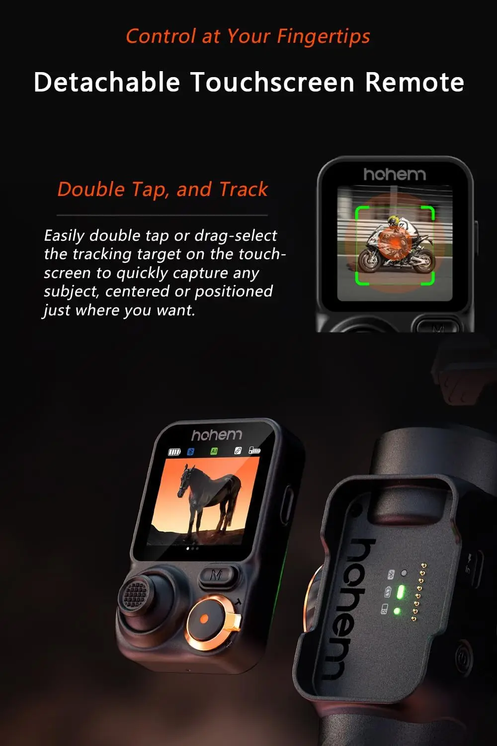 Hohem iSteady M7 Gimbal Stabilizer for Smartphone, Magnetic AI