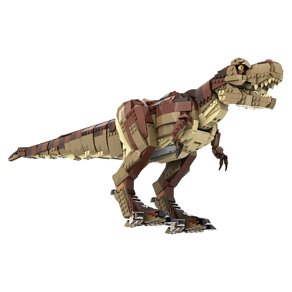 

MOC Jurassic Tyrannosaurus Rex Building Blocks Dinosaurs World Dinosaurs Park Tyrannosaurus Rex Model Bricks Kid Collectible Toy