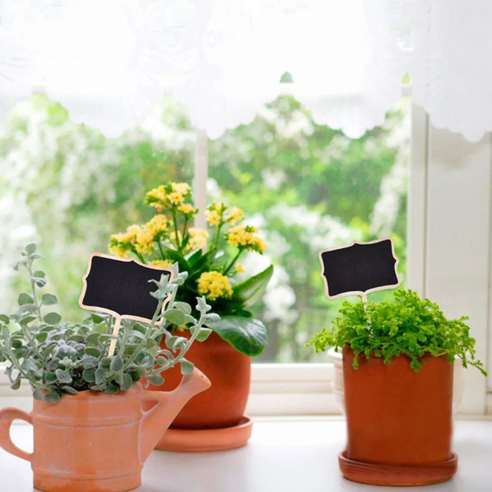 

20 шт. деревянных маркеров-досок для сада, прочные этикетки для растений, для классификации растений, садовые таблички и для декоративного использования