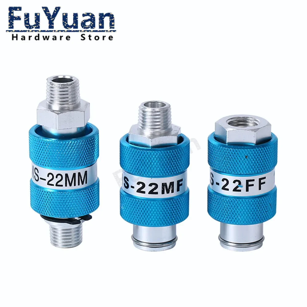 1pcs HSV Series Slide Valve HSV-06 G1/8'' HSV-08 G1/4'' HSV-10 G3/8'' HSV-15 G1/2 Pneumatic Flow Control Manual Hand Slide Valve