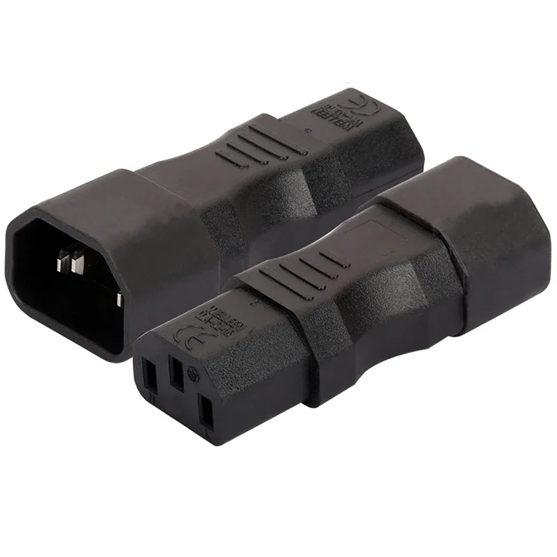 Universal IEC320 C13 C14 to C5 C6 C7 C8 C19 C20 C21 Convert Connector UPS PDU Male to Female EU US power plug adapter Socket