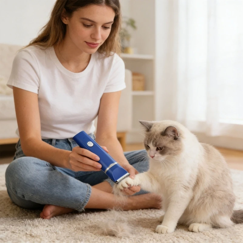 Waterproof Tip Pet Shaver With Type C Charging And Powerful Engine For Effective Work J0MC