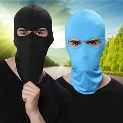 Balaclava respirável para motocicleta, máscara facial completa de seda gelo, capacete de motocross, capuz de equitação, acessórios para moto