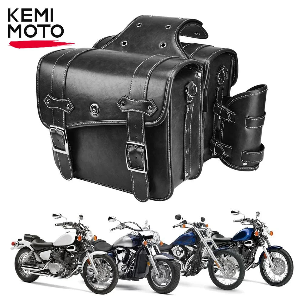 

Saddlebags for motorcycle For Vespa For cafe racer For Bmw gs 1200 r1250gs adventure Tool Bag For sportster Motorcycle Tail Bag