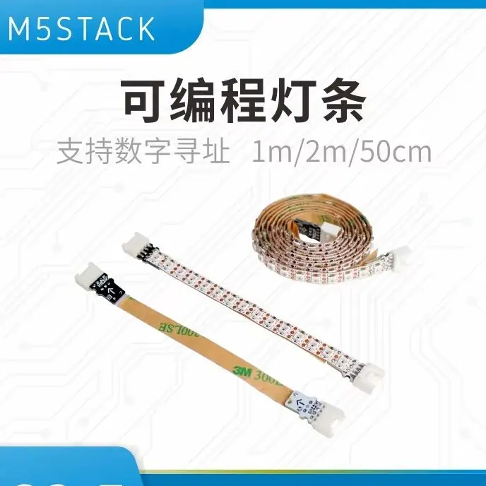 M5Stack Official RGB LED Programmable Light Strip SK6812 Colorful Digital Addressing LED Strip for Electronics And Computing