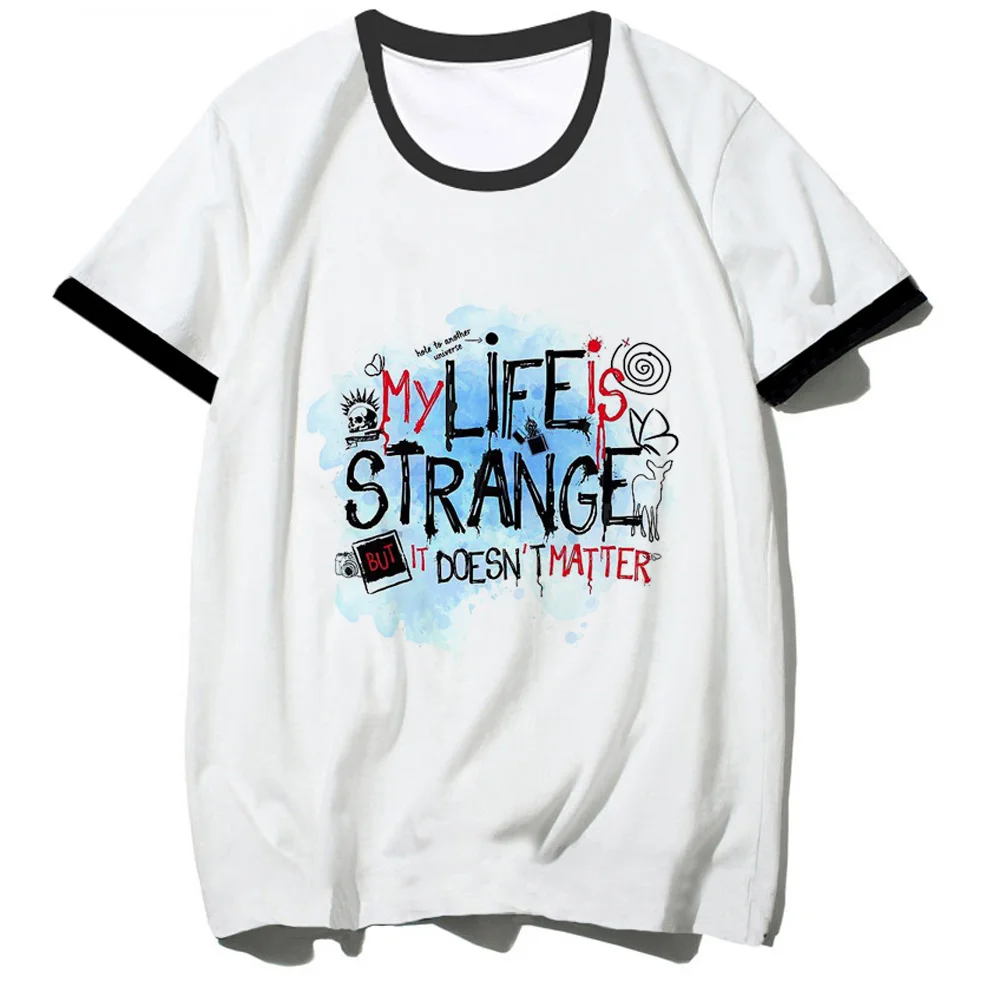 Life Is Strange top tees teen women hip hop Gothic Breathable harajuku  shirt aesthetic 2000s Pop Culture women Pastel - view 4