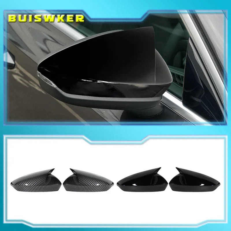

2pcs For Audi A3 S3 RS3 8Y 2021-2024 Car Rearview Mirror Covers Cap Shell Housing door side wing mirror covers Car Accessories