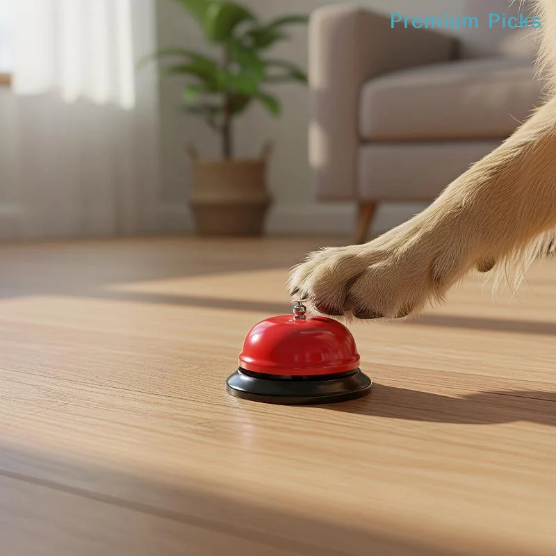 Order Call Bell Scratch Resistant Base Crisp Sound Press Table Bell for Pet Training Coffee Shop Counter Hotel Reception Use