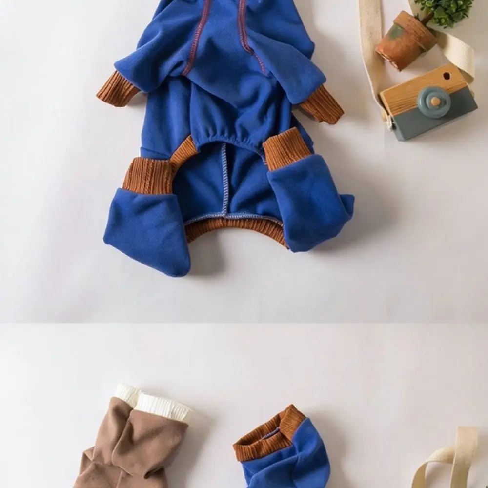 Winter Warm Dog Clothes For For Whippet Italian Greyhound Fleece Lined Thermal Jumpsuit Soft Comfortable Pet Four Legged Apparel