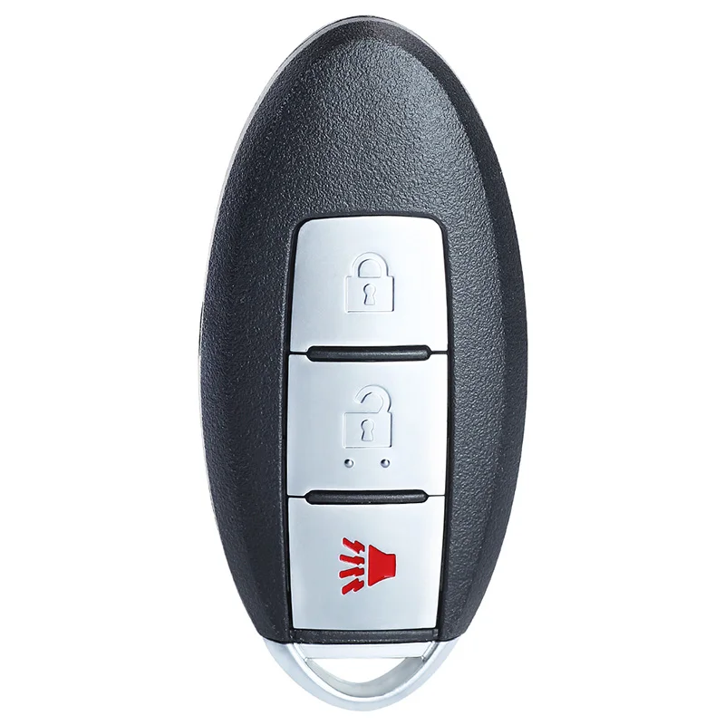KEYECU 3 przyciski 315MHz ID46 Chip do Nissan New Tiida 2007 2008 2009 2010 2011 2012 Auto obudowa inteligentnego pilota z kluczykiem samochodowym