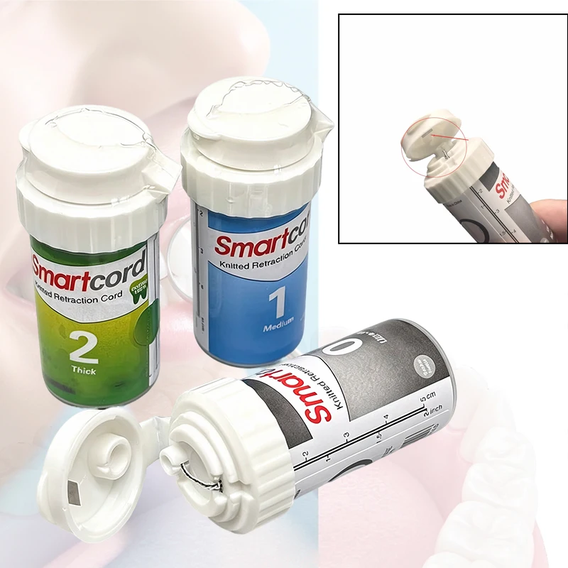 Dental Gingival Retraction Cord 5 Sizes 03 02 0 1 2 Knitted Disposable Thread Tool